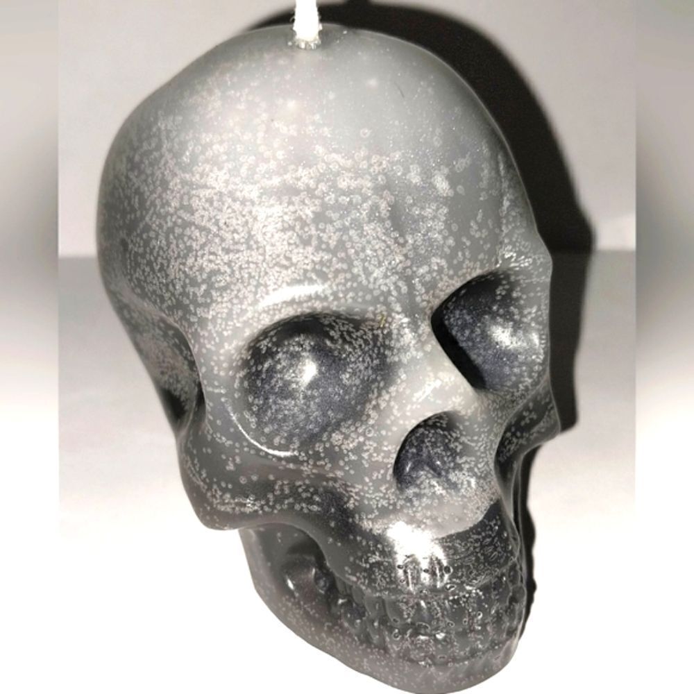 Hand crafted limited edition skull head candle collection